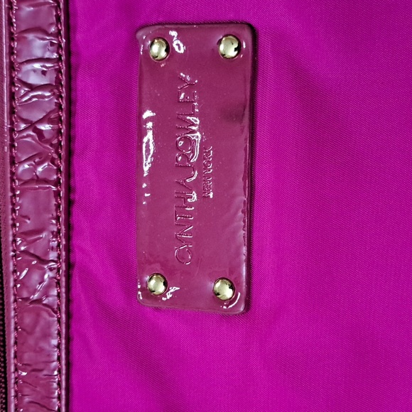 Cynthia Rowley New York Pink Nylon Handbag--PARTS - Picture 4 of 13